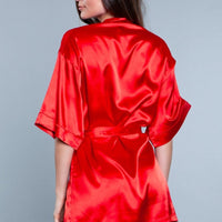 1947 Getting Ready Robe - Red