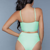 1986 Chanity Swimsuit Neon Green