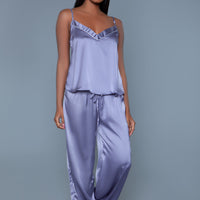 2025 Madison Satin Pants PJ Set