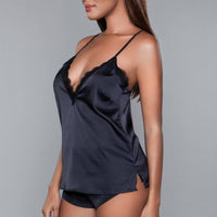 1962 Luna Cami and Short Set Black