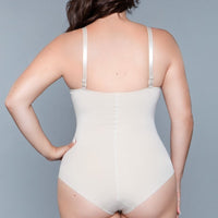 2003 What Waist Shapewear Bodysuit Nude