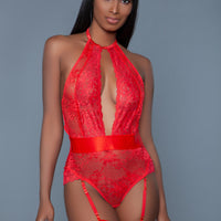 2016 Ophelia Bodysuit Red