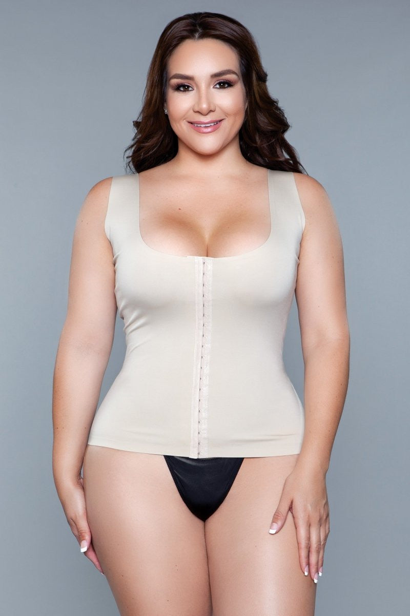 2041 Miraculous Shapewear Top Nude