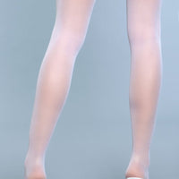 1918 Best Behavior Thigh Highs White