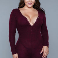 1882 Nala Romper Burgundy