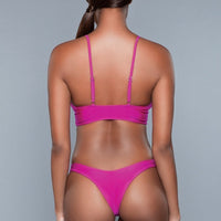 1975 Gianna 2 Piece Swimsuit Hot Pink