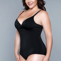 2003 What Waist Shapewear Bodysuit Black