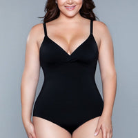 2003 What Waist Shapewear Bodysuit Black