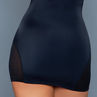 2178 High-Waisted Shapewear Skirt Black