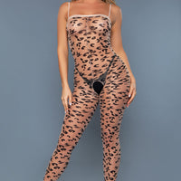 2154 Luscious Leopard Bodystocking