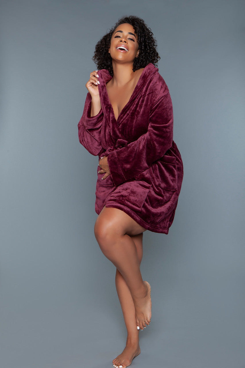 2259 Kaylee Robe Burgundy