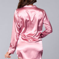 BW1788DP Kimberly Satin Sleepshirt