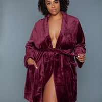 2259 Kaylee Robe Burgundy