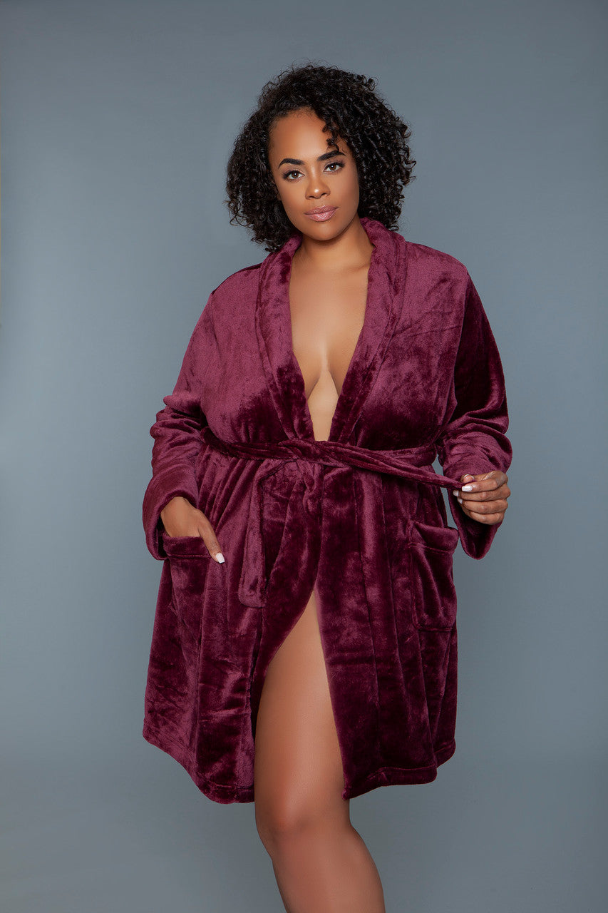 2259 Kaylee Robe Burgundy