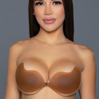 2308 Mango Shaped Silicone Bra Tan