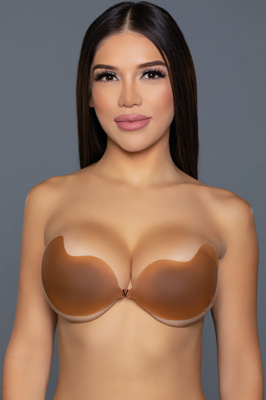 2308 Mango Shaped Silicone Bra Tan