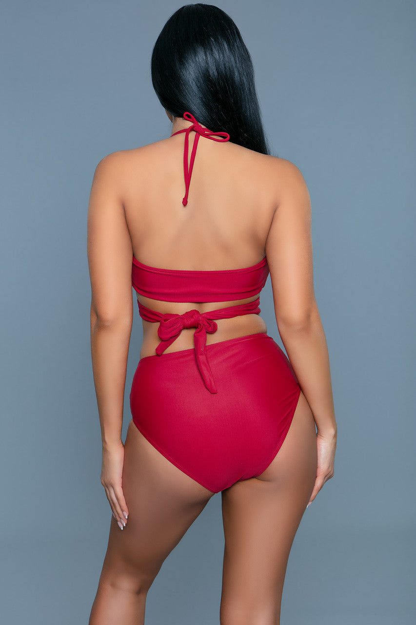 2280 Francesca Swimsuit Maroon