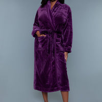 2260 Helena Plush Robe Purple