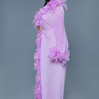 BW834LAV Glamour Robe Lavender