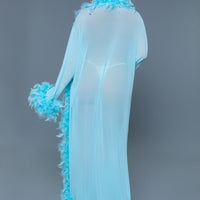 BW834TQ Glamour Robe Turquoise