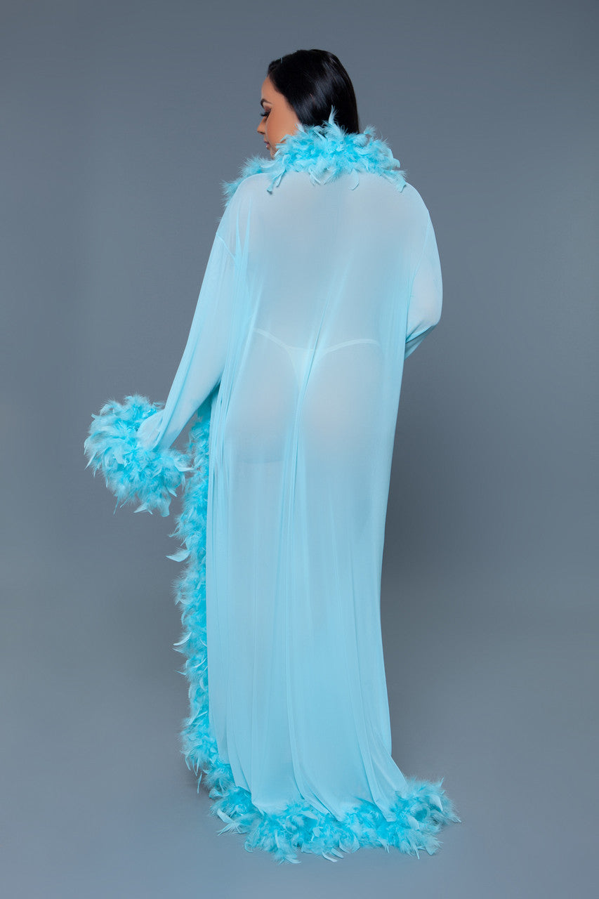 BW834TQ Glamour Robe Turquoise