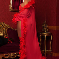 BW834R Glamour Robe Red