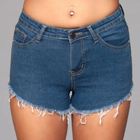 J12BL Zip Me Up Denim Shorts