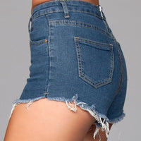 J12BL Zip Me Up Denim Shorts