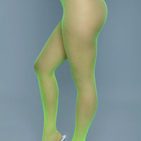 2302 Up All Night Pantyhose Neon Green