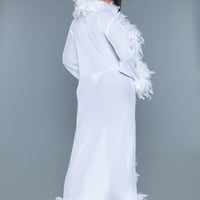 BW834W Glamour Robe White