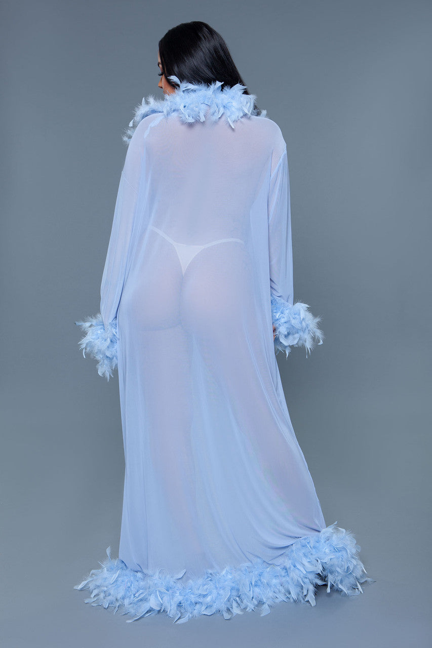 BW834PW Glamour Robe Periwinkle