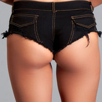 BWJ3BK Baby Got Back Booty Shorts - Black