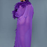 BW834VI Glamour Robe Violet