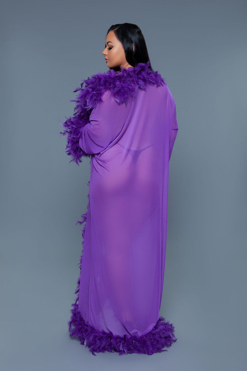 BW834VI Glamour Robe Violet