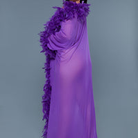 BW834VI Glamour Robe Violet