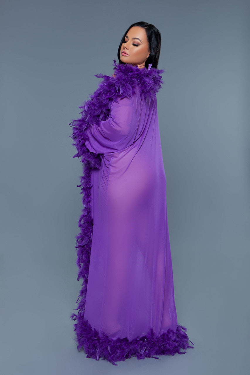 BW834VI Glamour Robe Violet