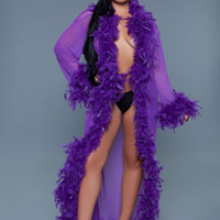 BW834VI Glamour Robe Violet