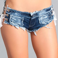 BWJ4BL Strings Attached Shorts