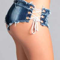 BWJ4BL Strings Attached Shorts