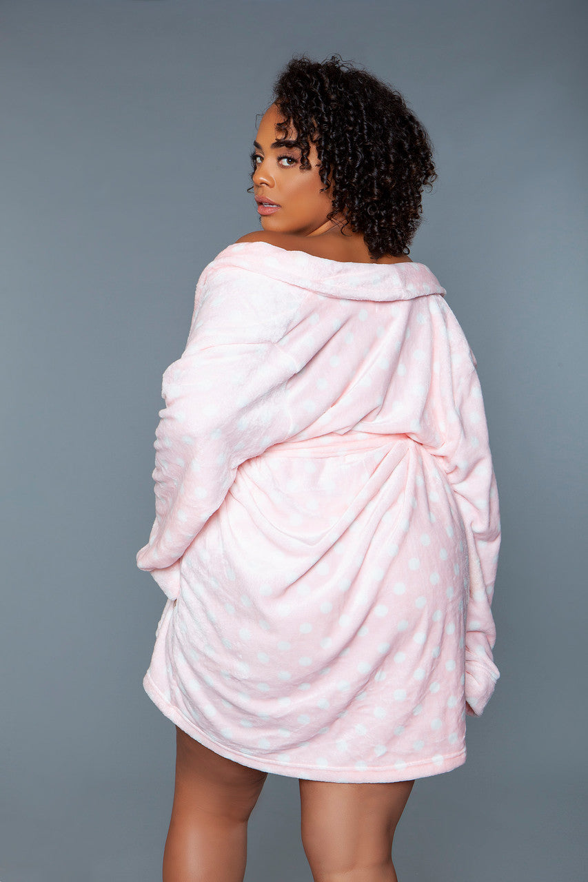 2259 Kaylee Robe Pink White