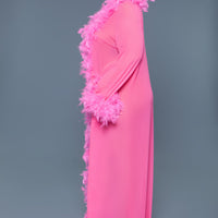 BW834NP Glamour Robe Neon Pink