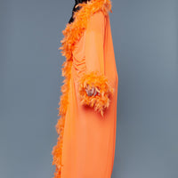 BW834NOR Glamour Robe Neon Orange