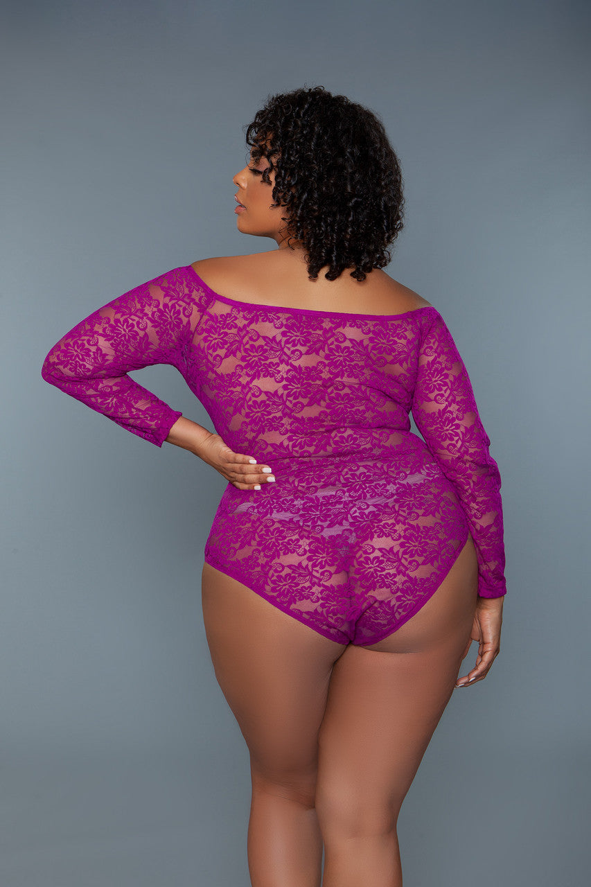 2248P Marina Bodysuit Dark Magenta