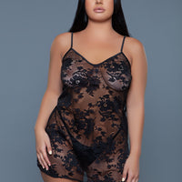 2270 KELLY CHEMISE BLACK