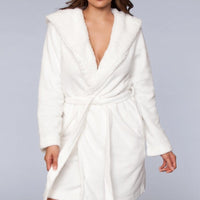 1817 Janet Plush Fleece Color Block Robe