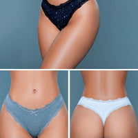 22063PK Jade Thong 3 Pack