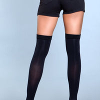 1929 Illusion Clip Garter Thigh Highs