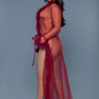 BW1650 Marabou Robe