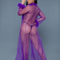 BW1650 Marabou Robe