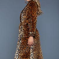 2071 Leopard Robe